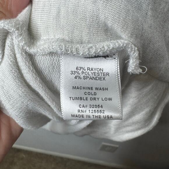 Anthropologie Dolan‎ T-Shirt Gray Open Front Cardigan Wrap Size L Cozy Coastal - Picture 6 of 8